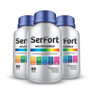 SerFort - Leve 03 Frascos